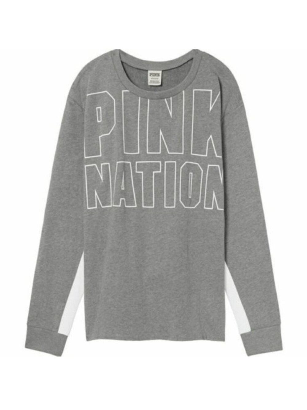 Victoria's Secret PINK | "PINK NATION" Campus Crew Pullover Sweater | Size Small